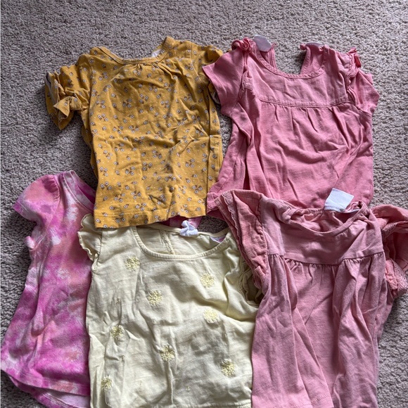 Set of 5 Girls' Short Sleeve Tops Zara - Picture 2 of 5
